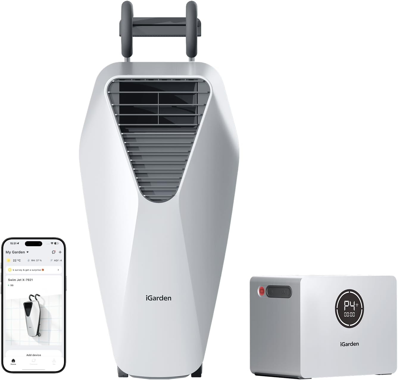 iGarden Swim Jet X Series Máquina de Contracorriente Portátil para Piscina sin Obras