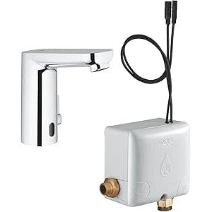 Grohe - Grifo automático de lavabo Eurosmart Cosmopolitan E Powerbox cromo