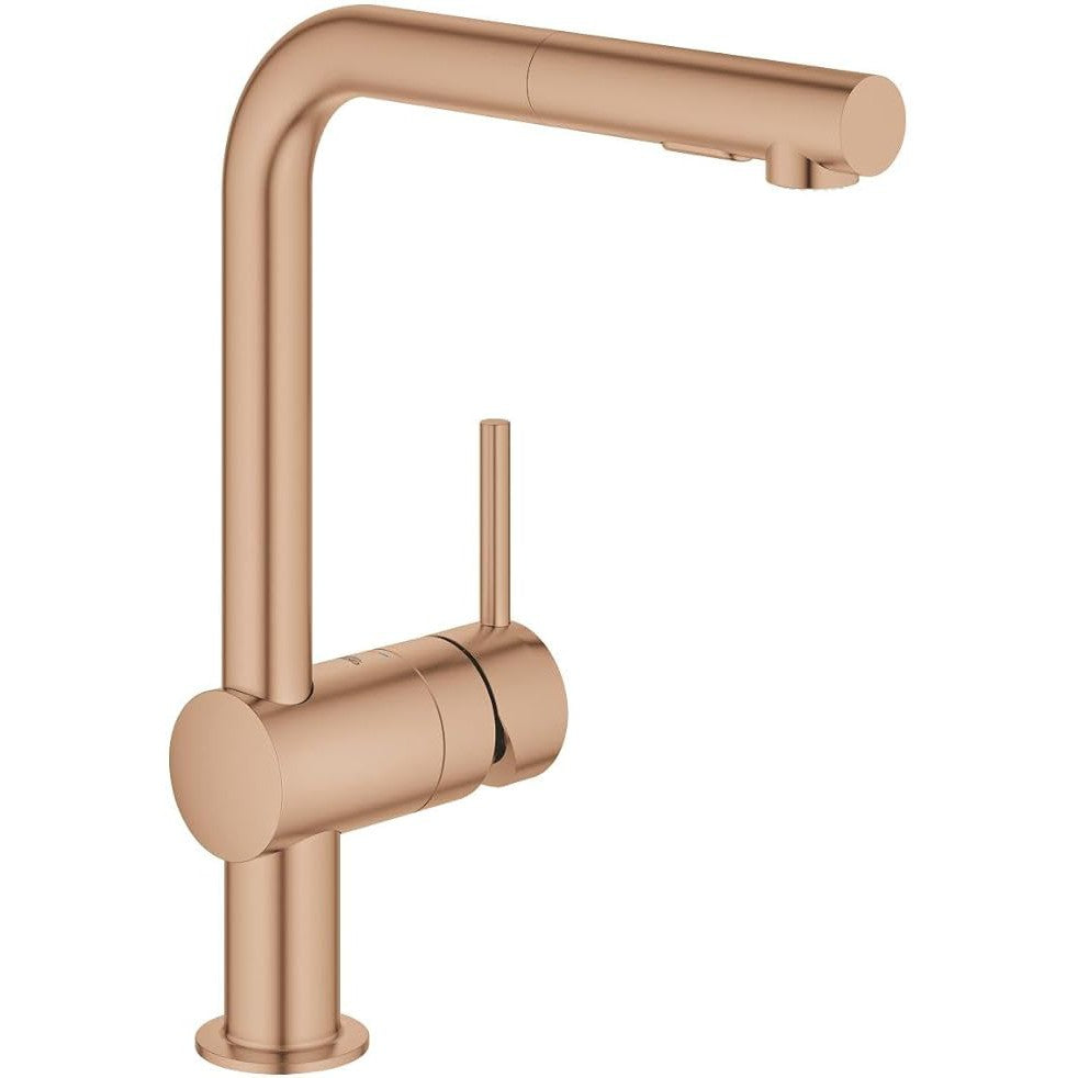 Grohe - Grifo de fregadero Minta Warm Sunset cepillado