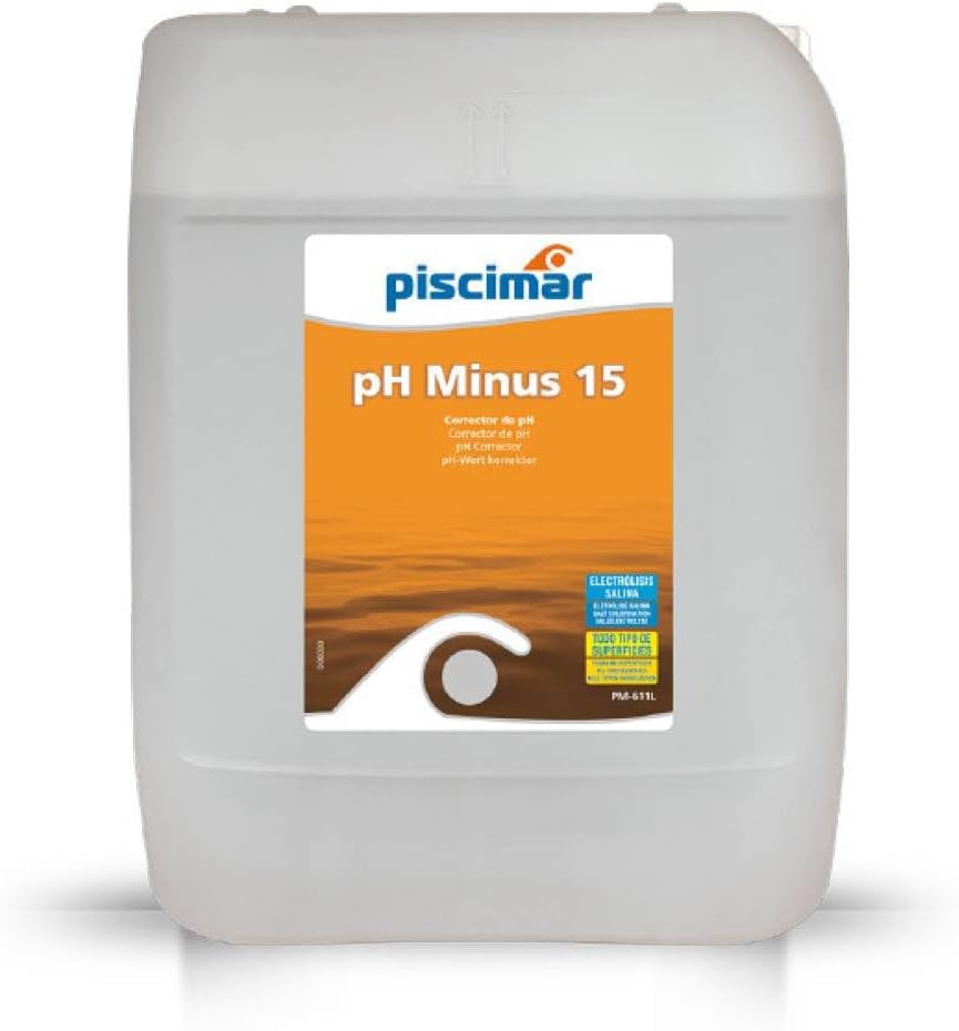 Piscimar - 611L pH minus 15 - Flüssigkeit mit 15% Schwefelsäure 10L