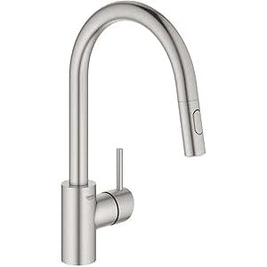 Grohe - Grifo de fregadero Concetto con ducha extraíble supersteel