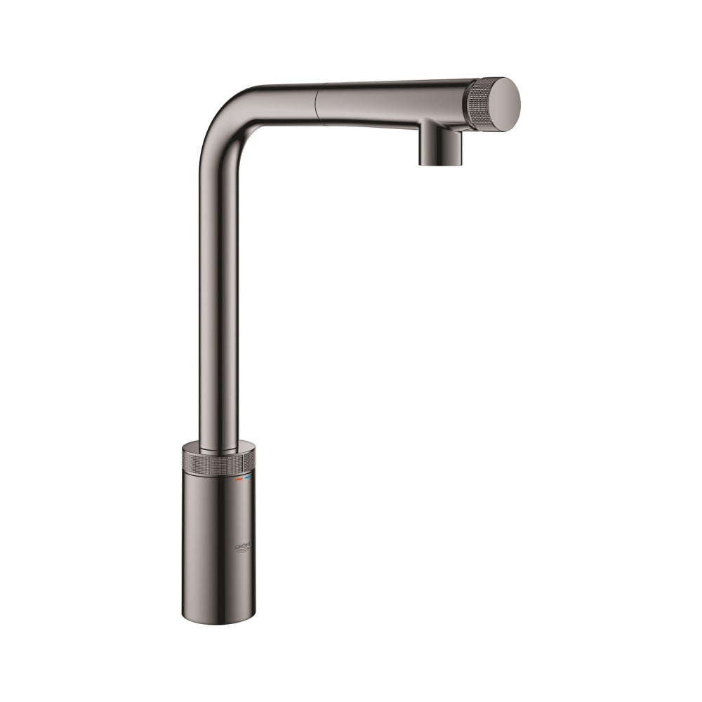 Grohe - Grifo de fregadero Minta SmartControl con ducha extraíble Hard Graphite