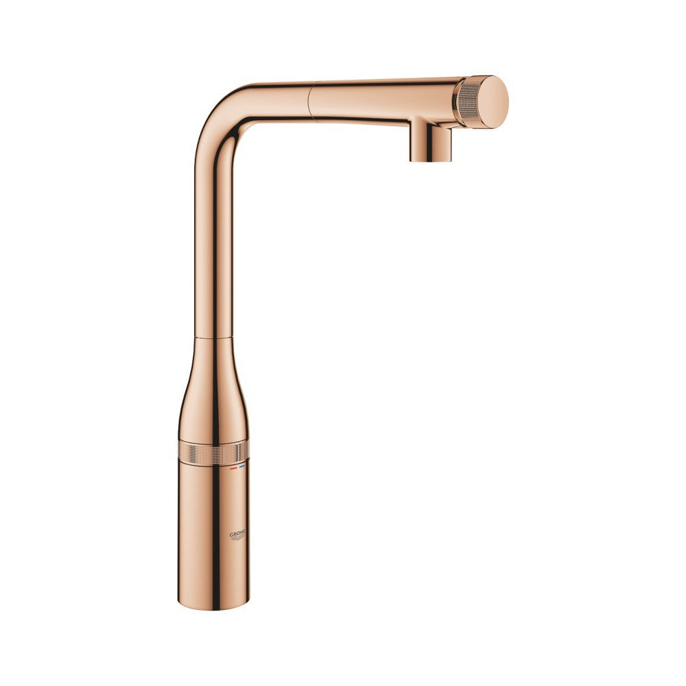 Grohe - Grifo de fregadero Essence SmartControl con ducha extraíble Warm Sunset