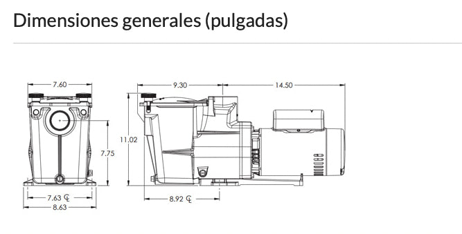 HAYWARD - Bomba de piscina SuperPump