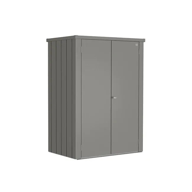 Biohort – Romeo Außenschrank ideal für Balkon und Terrasse in metallischem Quarzgrau