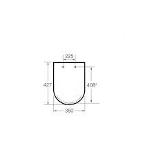 Roca - Asiento y tapa compacto The Gap A80173000B