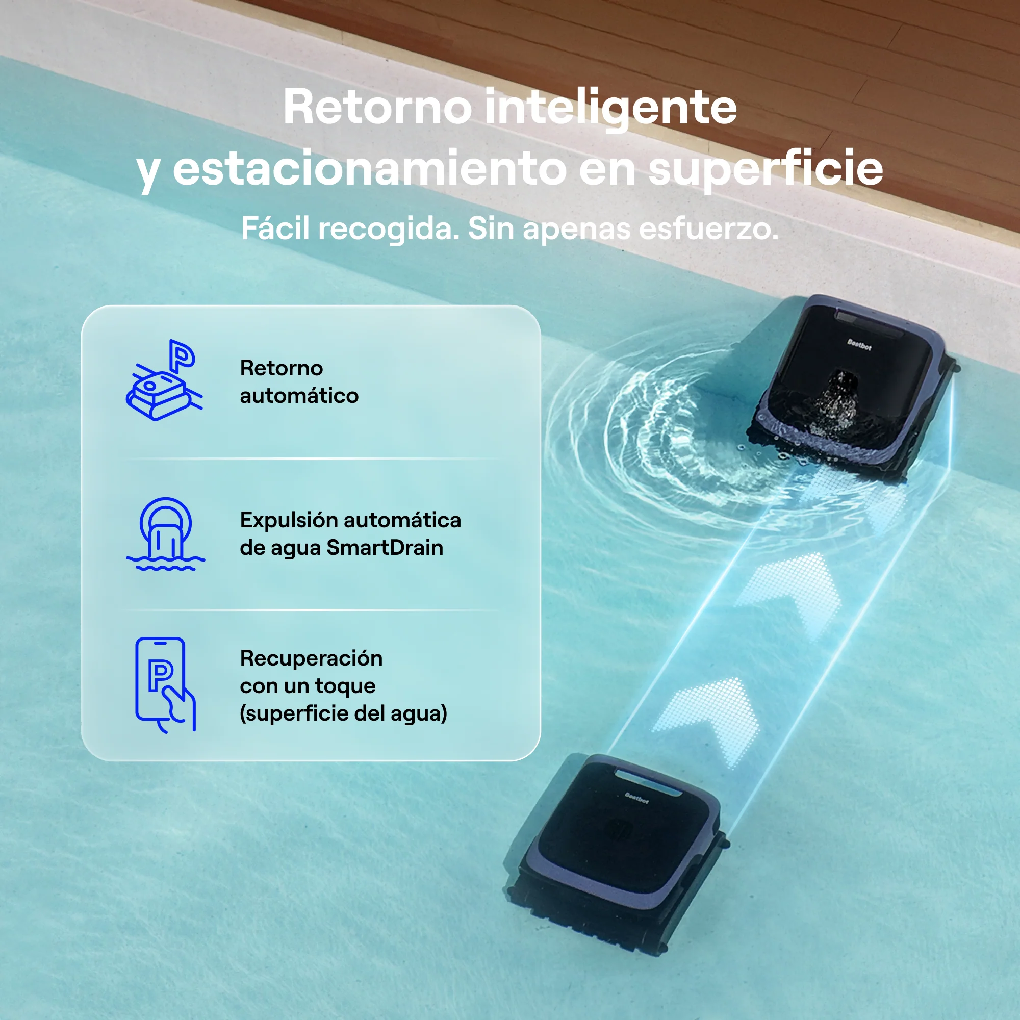 Beatbot Sora P7 Robot limpiafondos sin cable para piscina