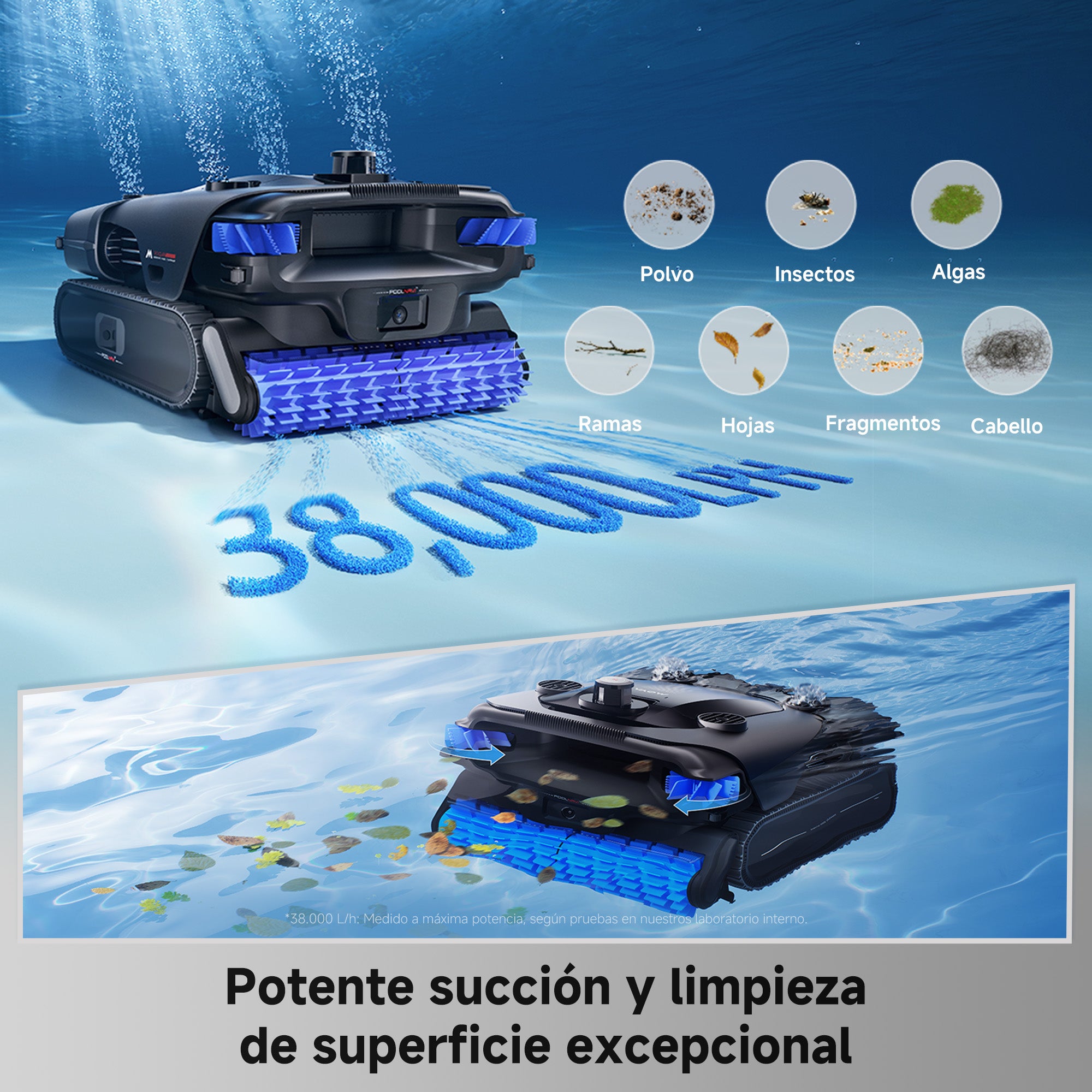 Mova - Rover X10 robot piscine sans fil