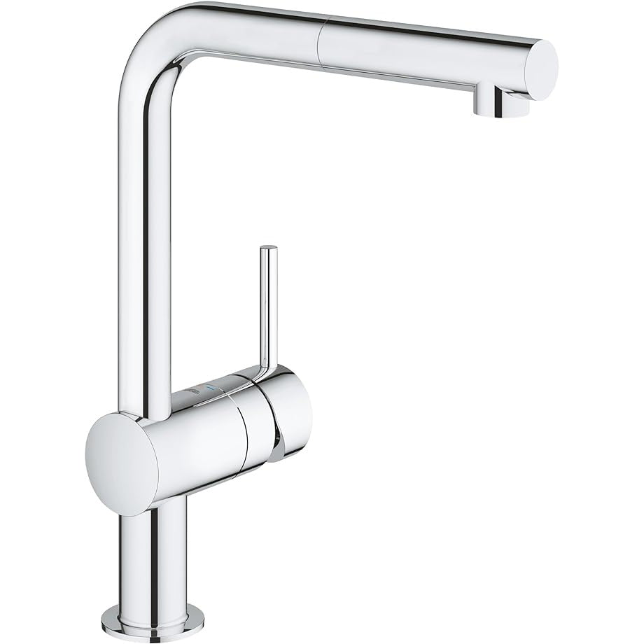 Grohe - Grifo de fregadero Minta con ducha extraíble cromo