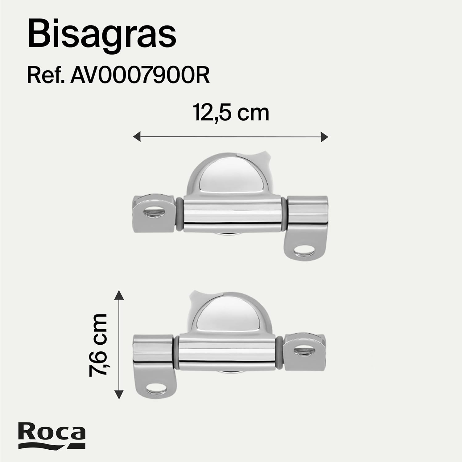 Roca - Sitzscharniere und abnehmbare Giralda AI0002100R