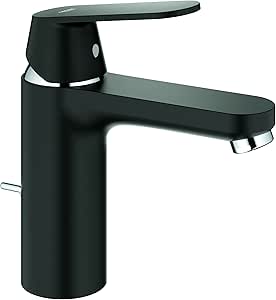 Grohe  - Grifo de lavabo Eurosmart Cosmopolitan M con desagüe cromo/negro mate