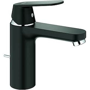 Grohe  - Grifo de lavabo Eurosmart Cosmopolitan M con desagüe cromo/negro mate