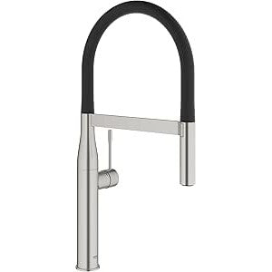 Grohe - Grifo de fregadero Essence con brazo flexible e interruptor  supersteel