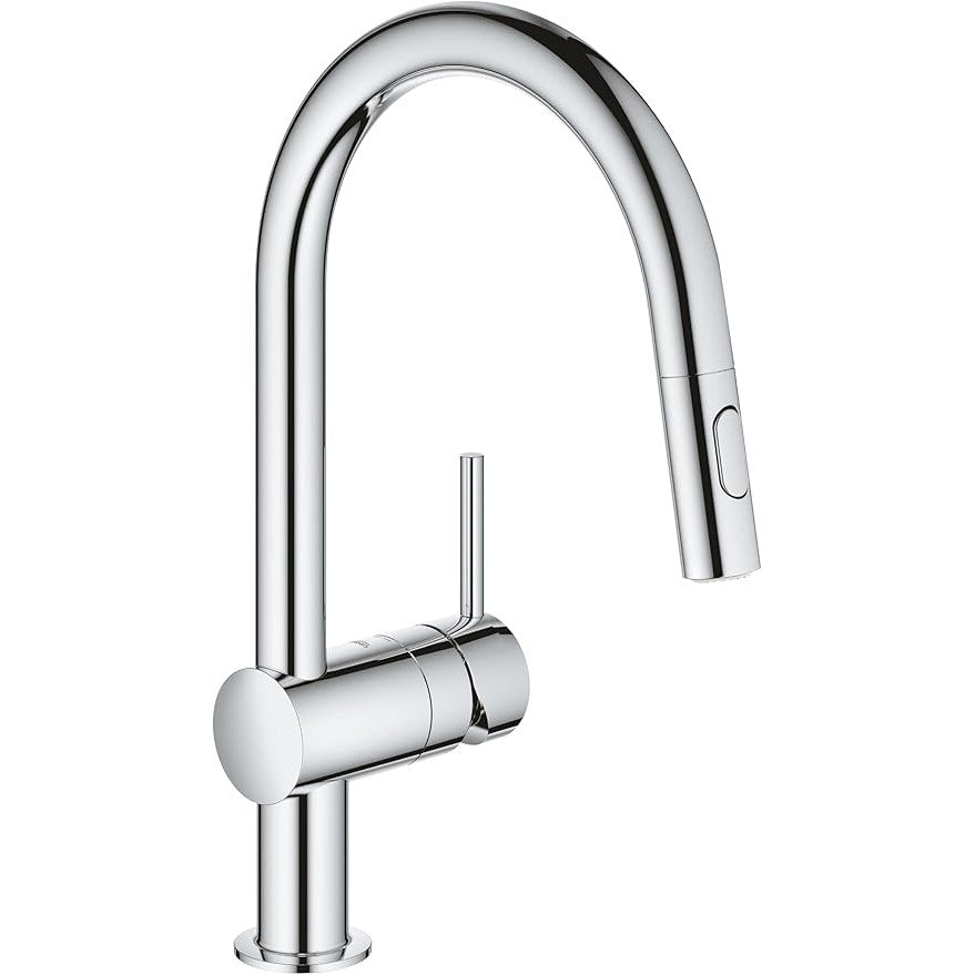 Grohe - Grifo de fregadero Minta con ducha extraíble cromo