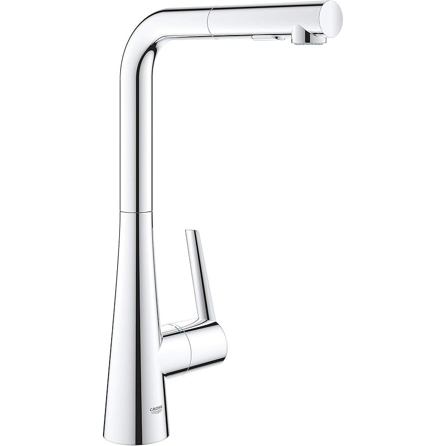 Grohe - Grifo de fregadero Zedra con ducha extraíble cromo