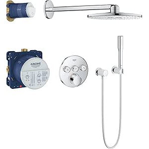 Grohe - Conjunto de ducha  SmartControl Perfect con grifo empotrado 31 cm cromo