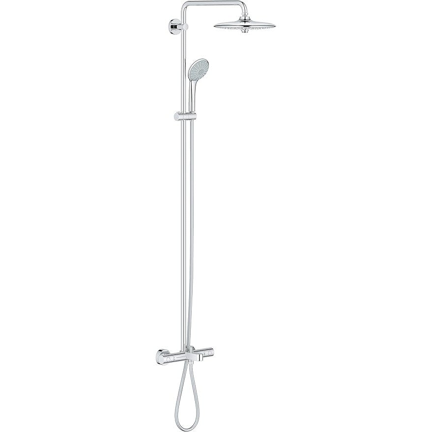 Grohe - Conjunto de ducha 260 con termostato de bañera 3 chorros cromo