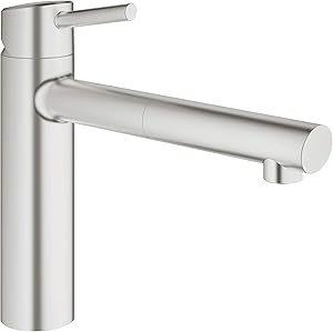 Grohe - Grifo monomando de fregadero Concetto supersteel