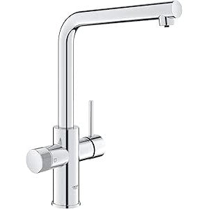 Grohe - Grifo de fregadero Blue Pure Minta con función de filtro cromo