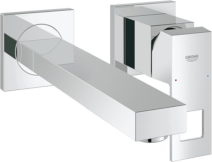 Grohe - Grifo de lavabo Eurocube de 2 orificios M  cromo