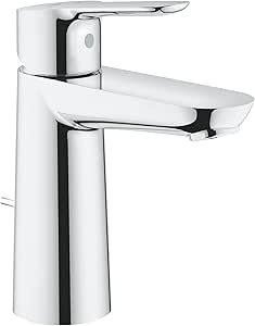 Grohe - Grifo monomando de lavabo con desagüe BauEdge tamaño M  cromo