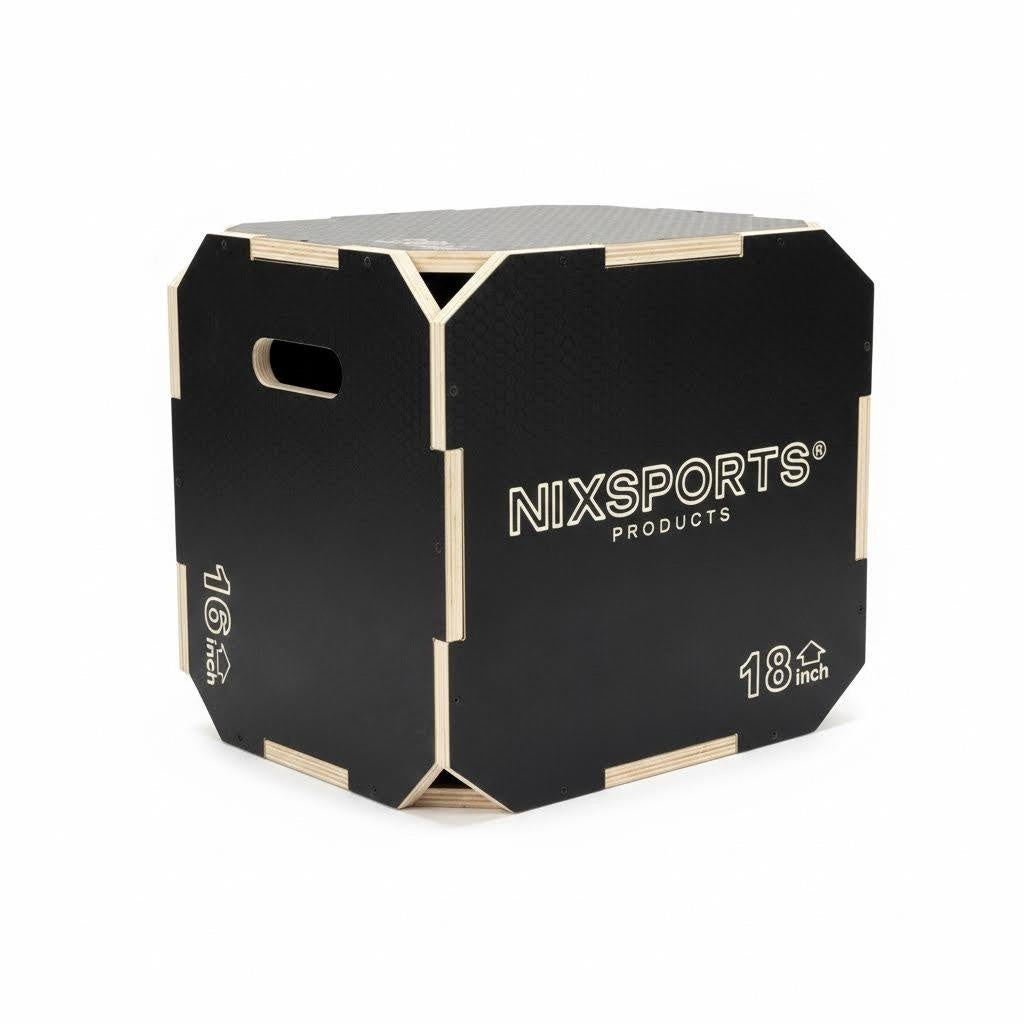 Rutschfester plyometrischer Kasten 16/18 Zoll