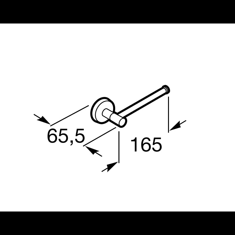 Roca - Portarrollo Twin Cromado A816712001