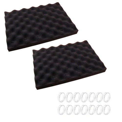 Zodiac - Black Foam Sponges Zodiac Indigo Voyager 2x Sweevy gratis W0887A