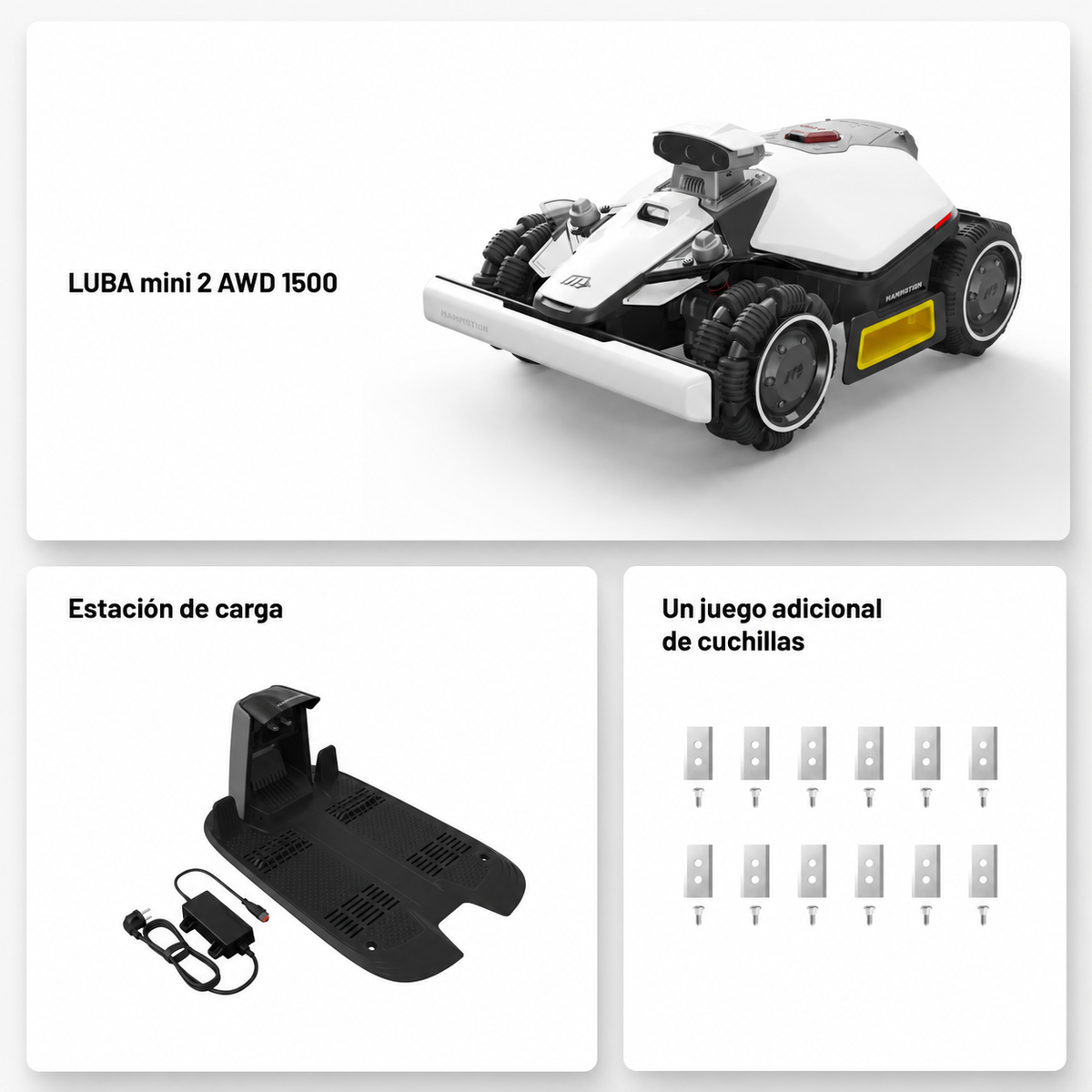 Mammotion Luba Mini AWD LiDAR-robotmaaier 1500m²
