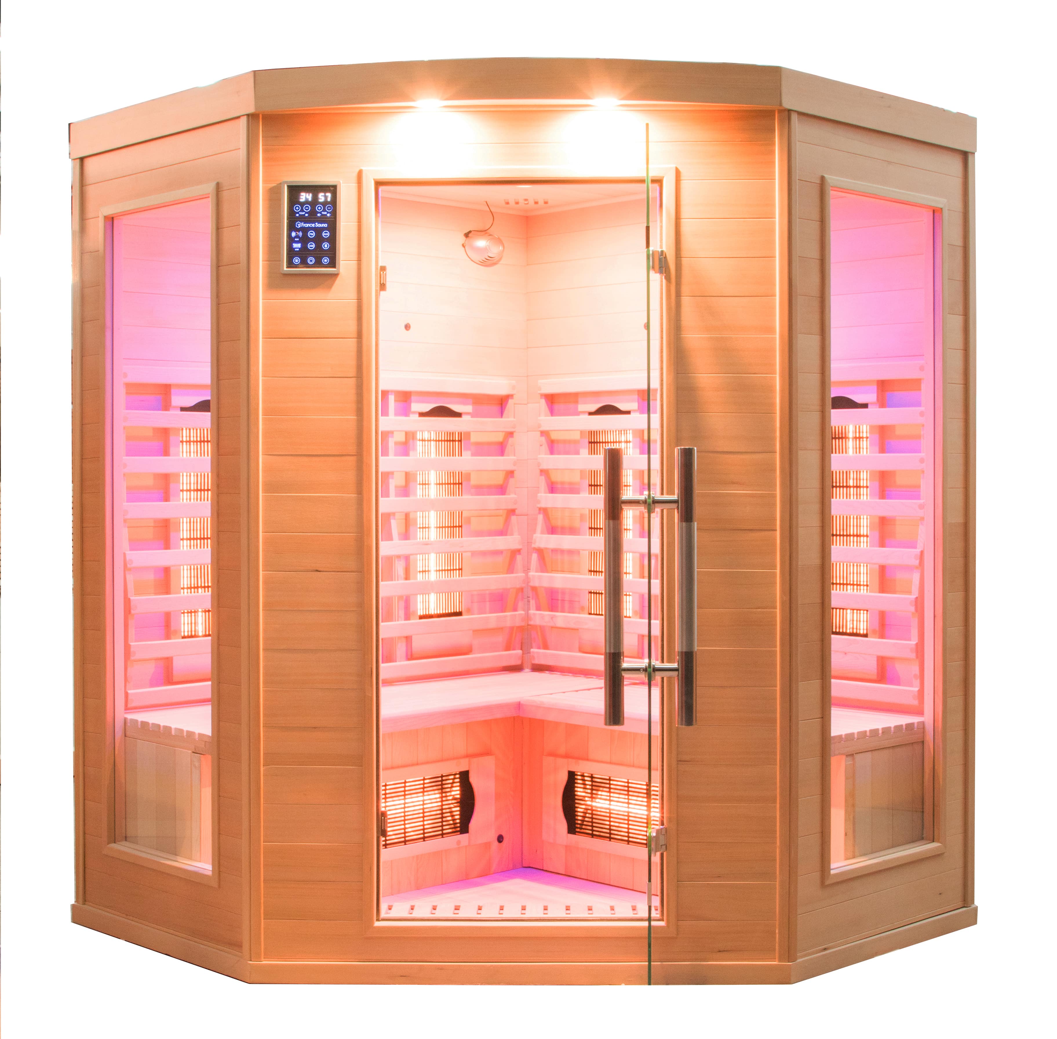 Poolstar - Apollon Quartz Sauna de infrarrojos 3/4 plazas