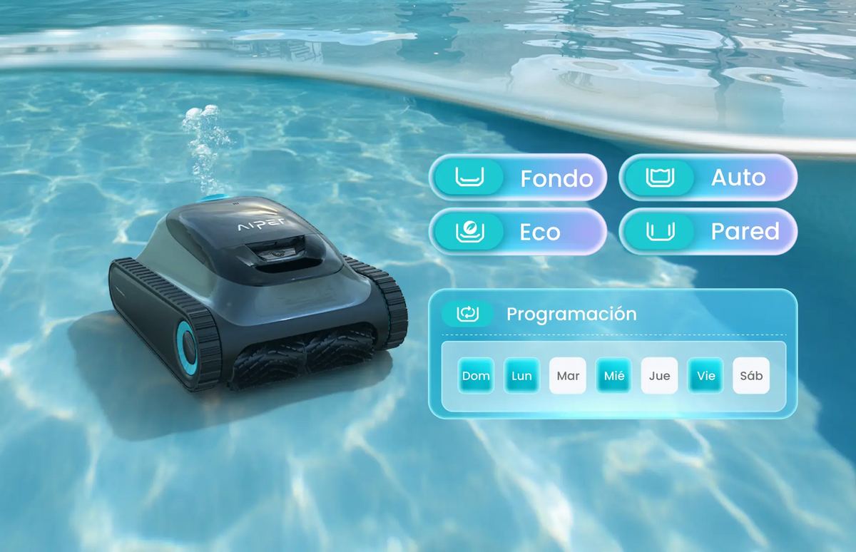 Limpieza adaptada a cada necesidad de la piscina