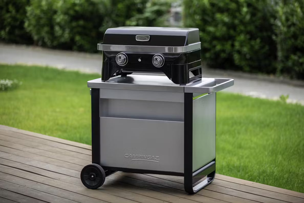 Campingaz - Carrinho Deluxe para Churrasqueira / Churrasqueira