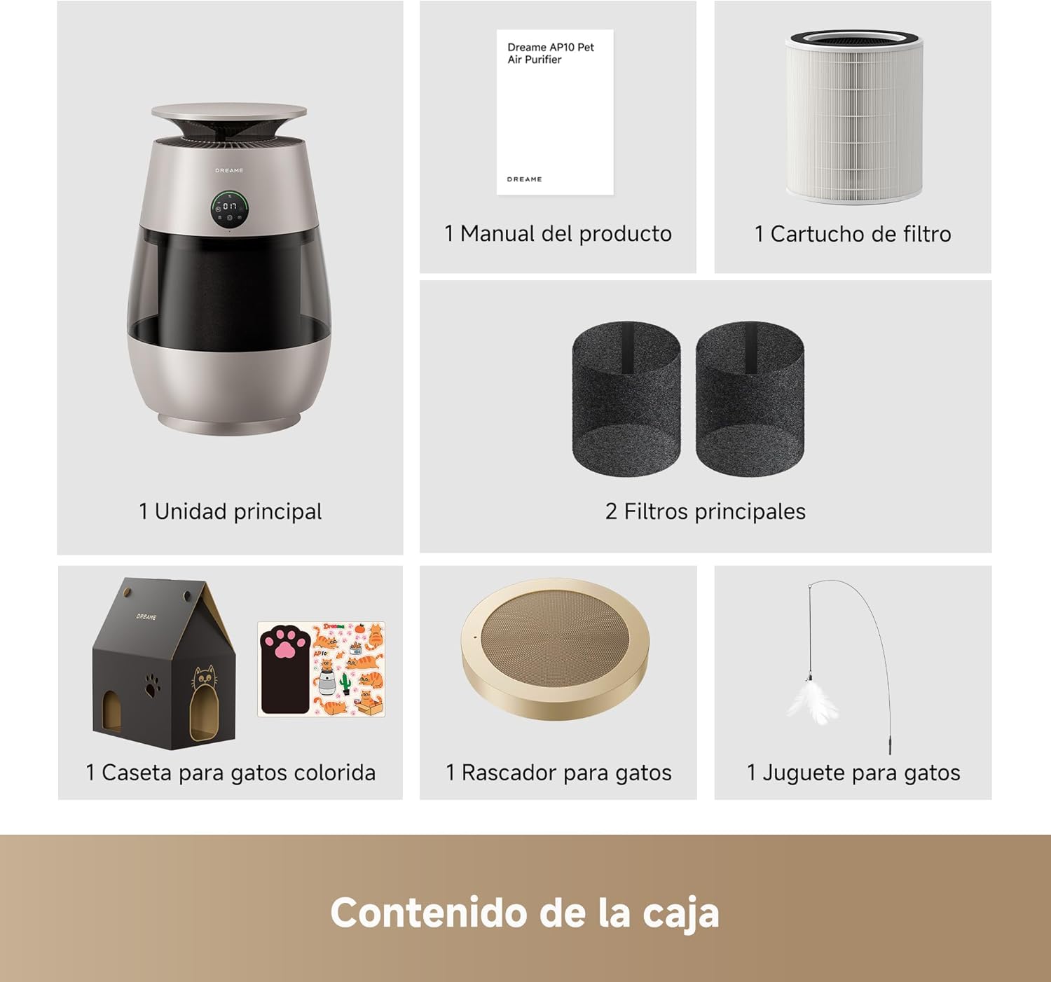 Dreame – AP10 purificador de aire para mascotas