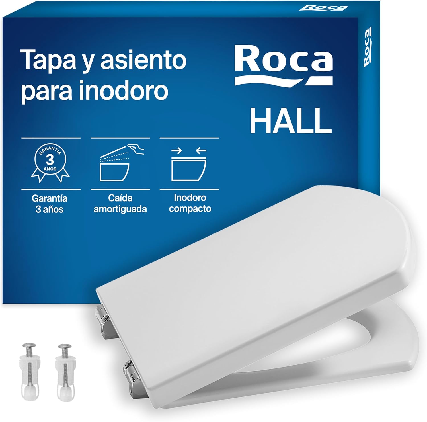Roca - Asiento y tapa Hall Amortiguado A801622004