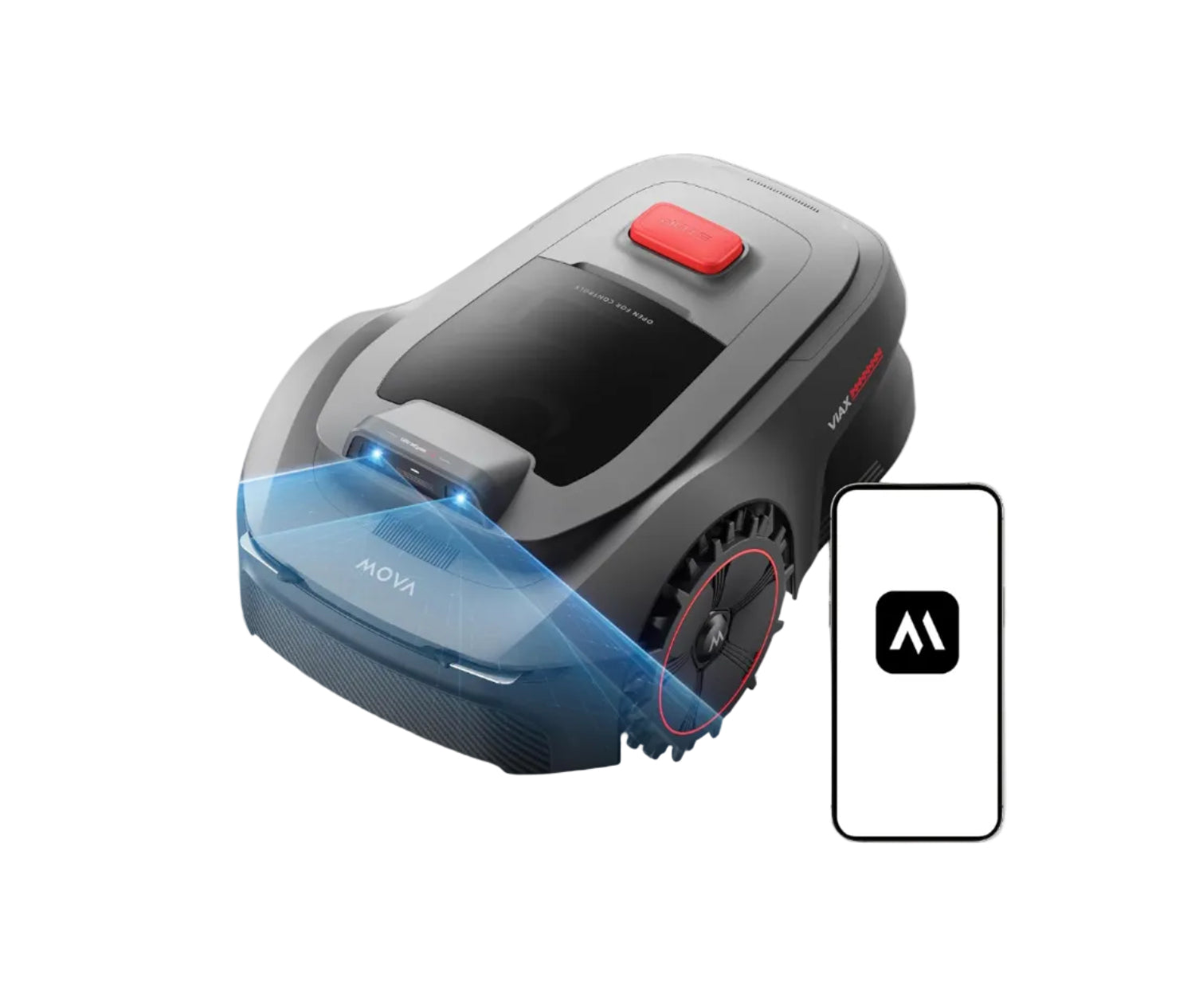 Mova – Viax 300 robot cortador de relva sem cabo perimetral