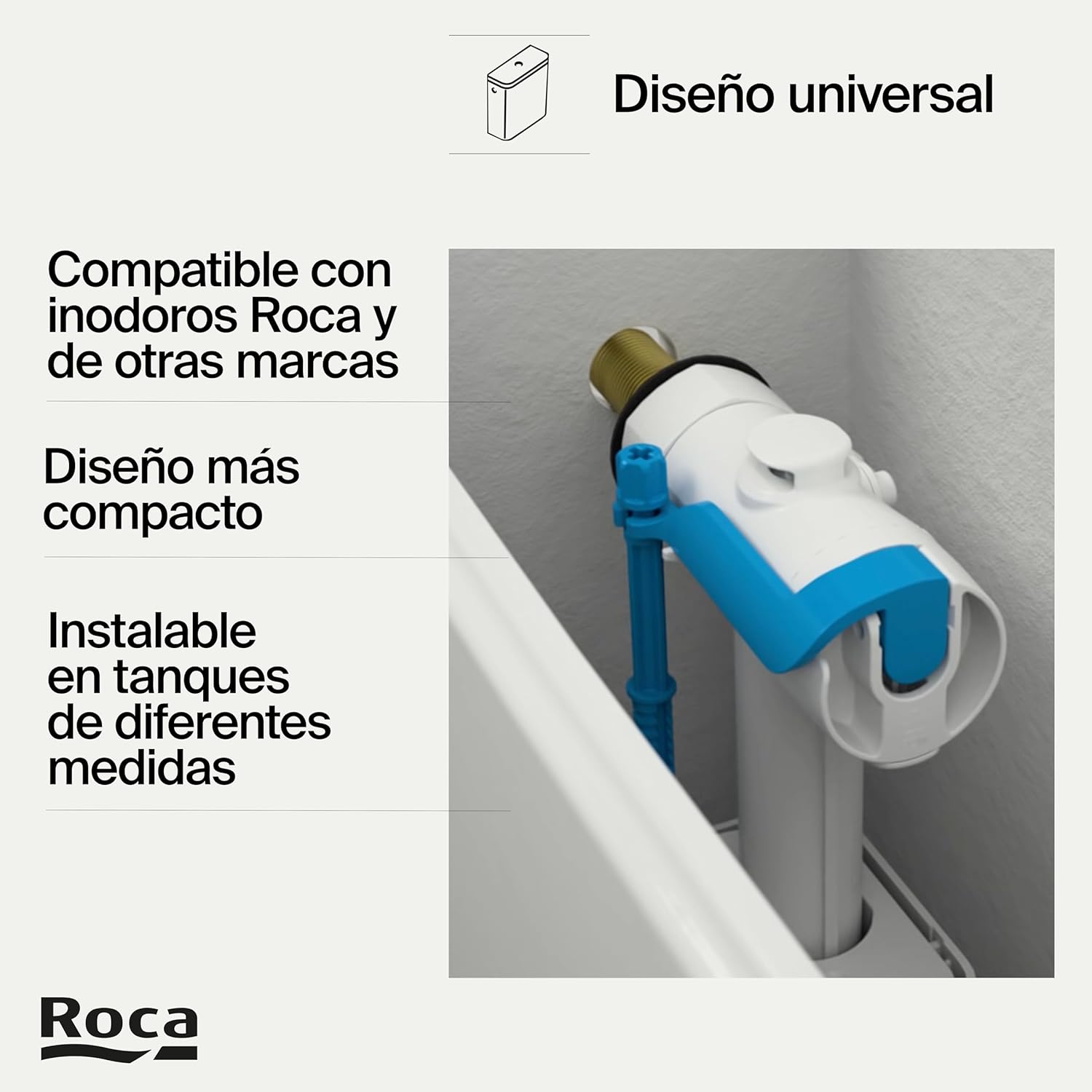 Roca - mecanismo de alimento lateral compacto A822504300
