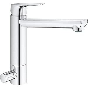 Grohe - Grifo de fregadero BauEdge con válvula de desagüe cromo