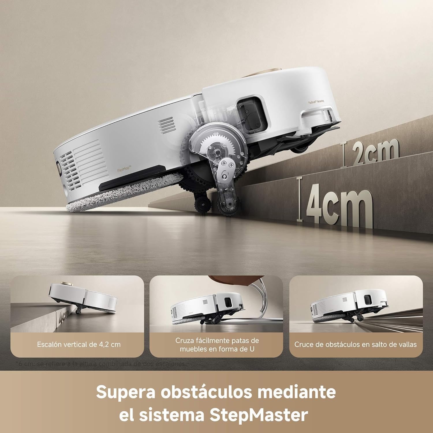 Mova – Robot aspirateur V50 Ultra complet