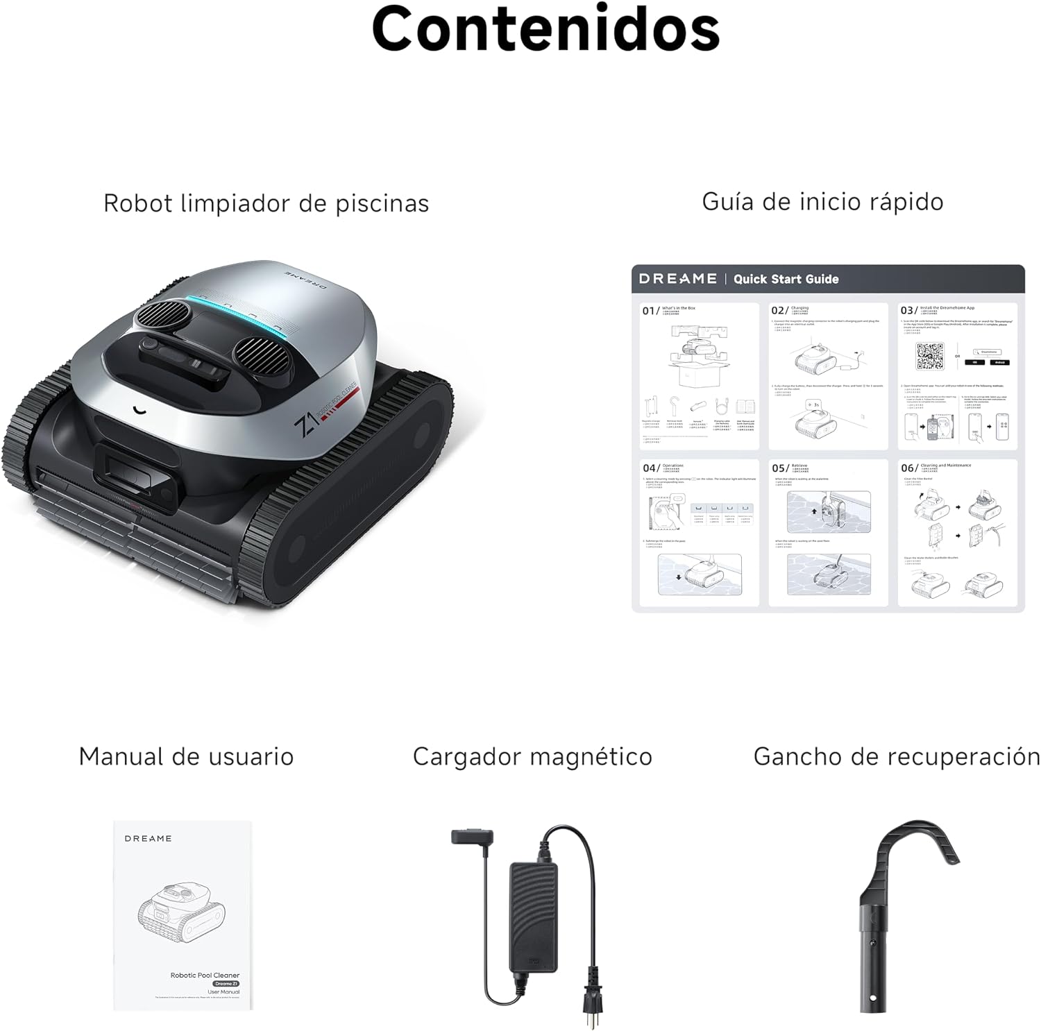 Dreame – Z1 Robot puliscipiscine a batteria senza cavo