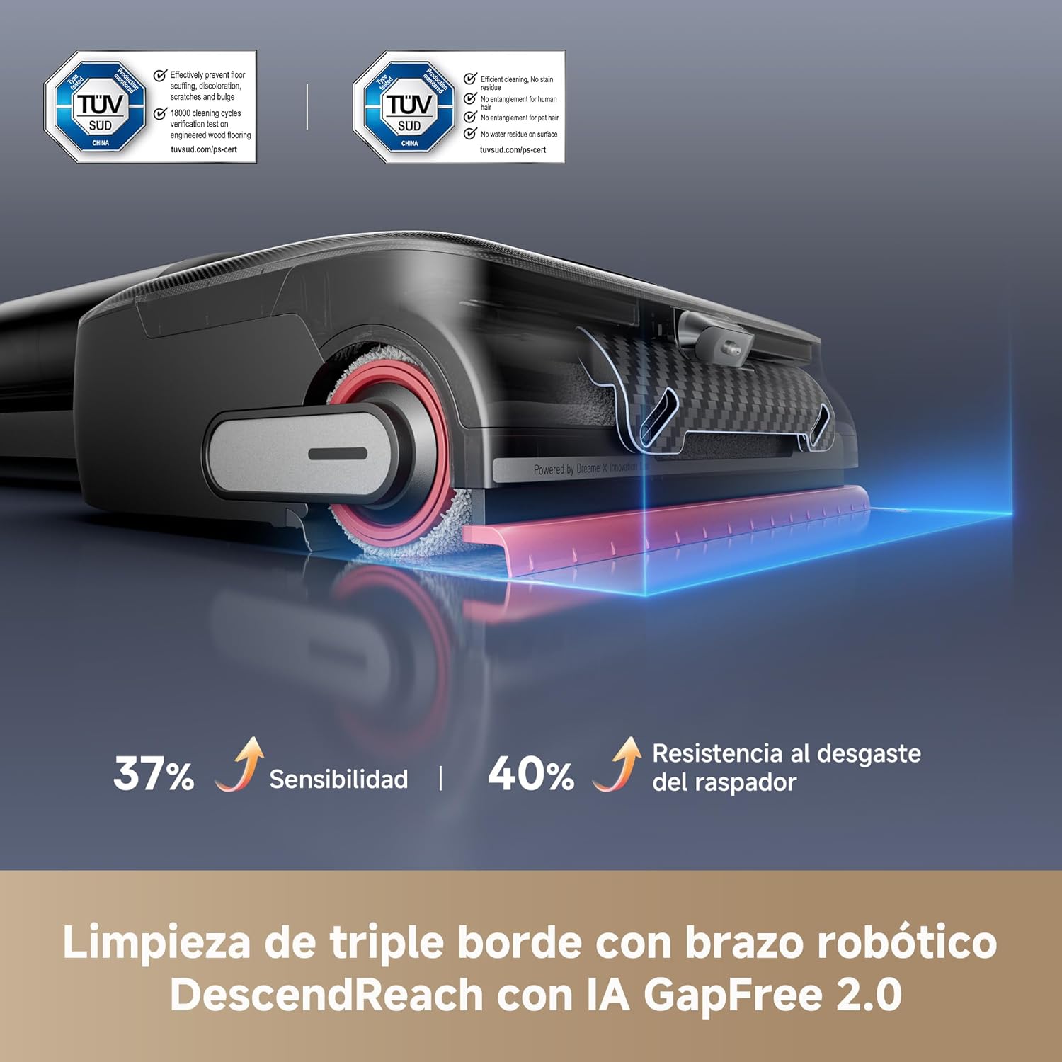Dreame – H15 Pro FoamWash aspirador a seco e húmido