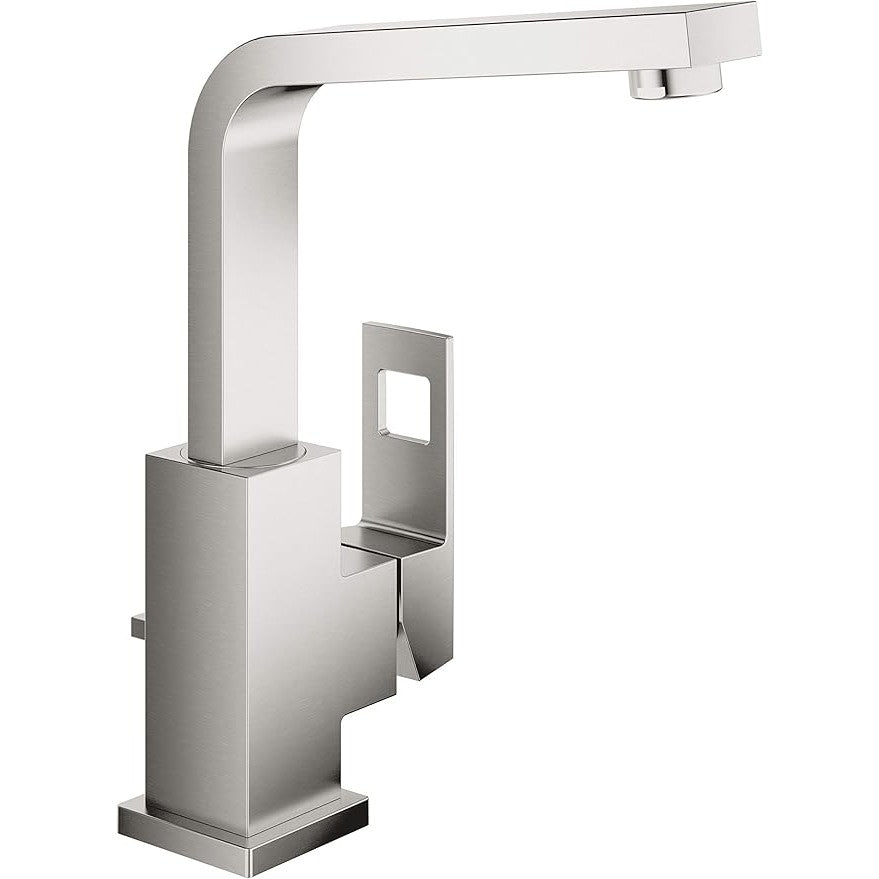 Grohe - Grifo de lavabo Eurocube con desagüe supersteel