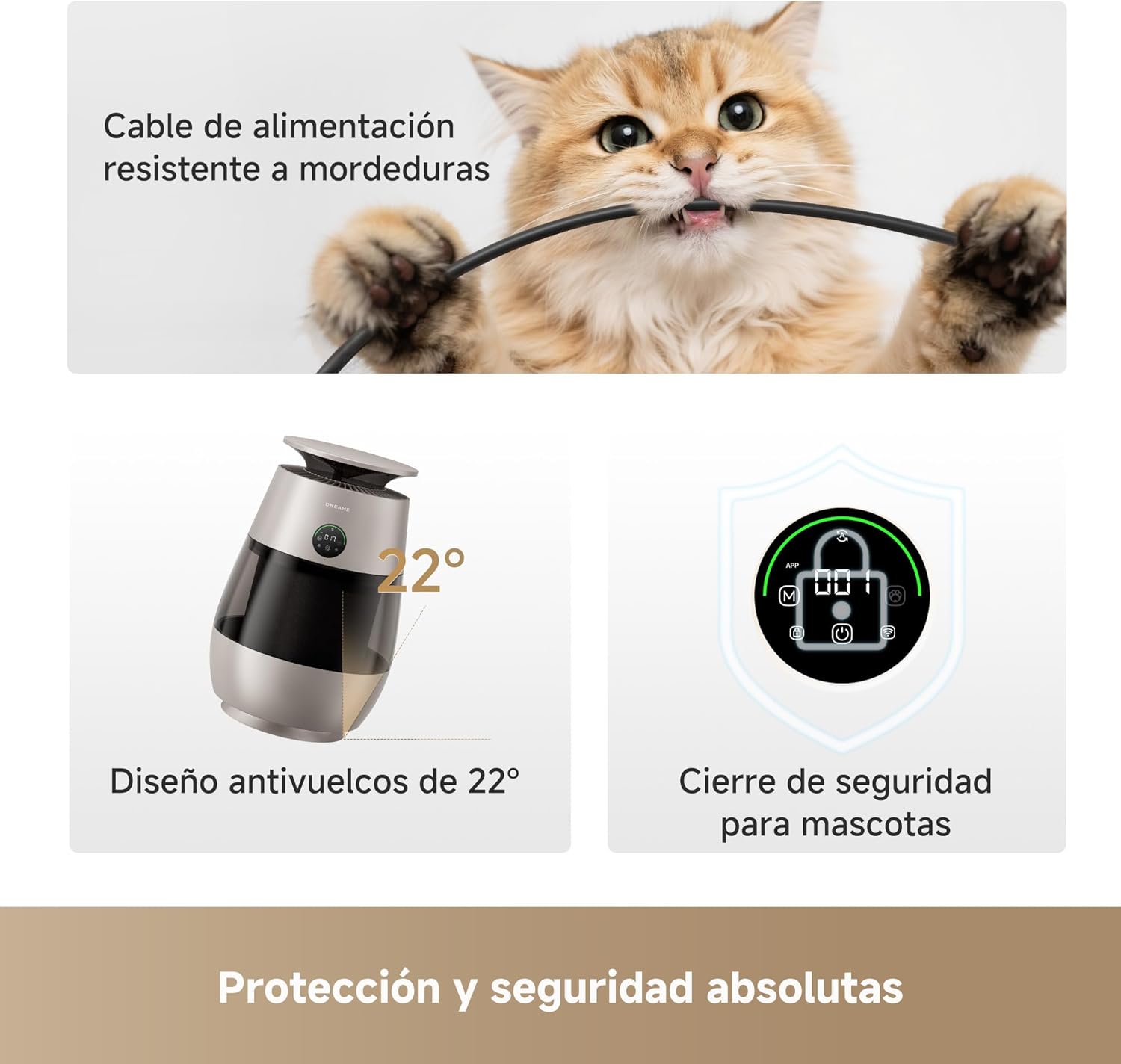 Dreame – AP10 purificador de aire para mascotas
