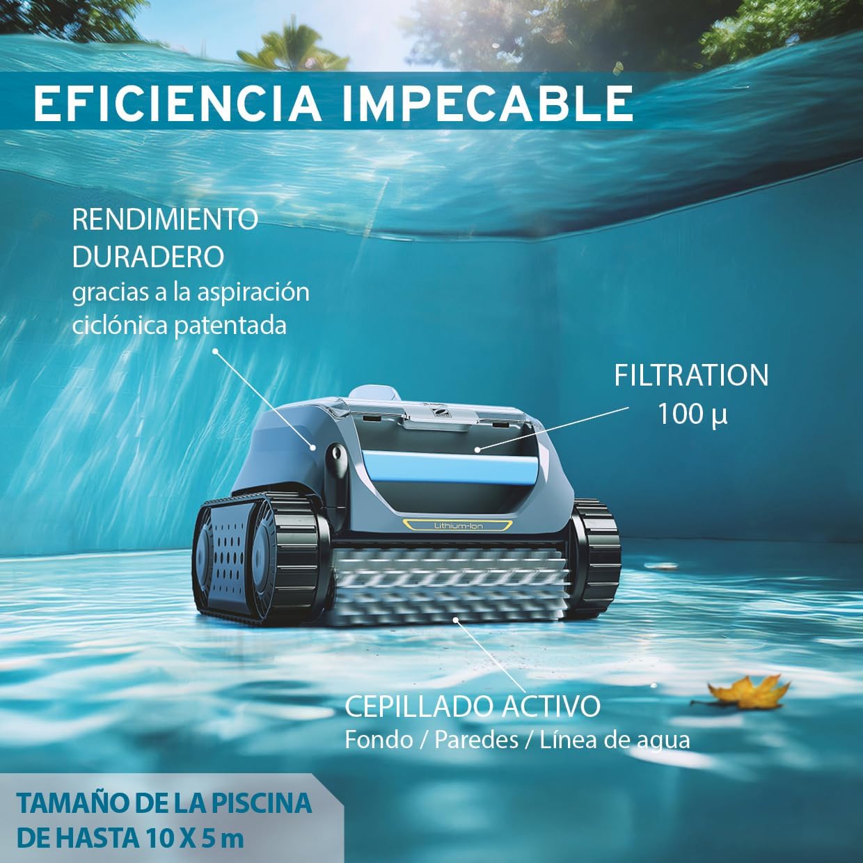 Zodiac Freedom OF 42 IQ robot limpiafondos sin cable