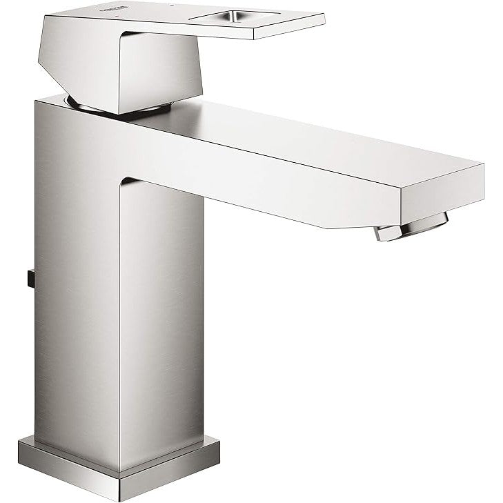 Grohe - Grifo de lavabo Eurocube con desagüe supersteel