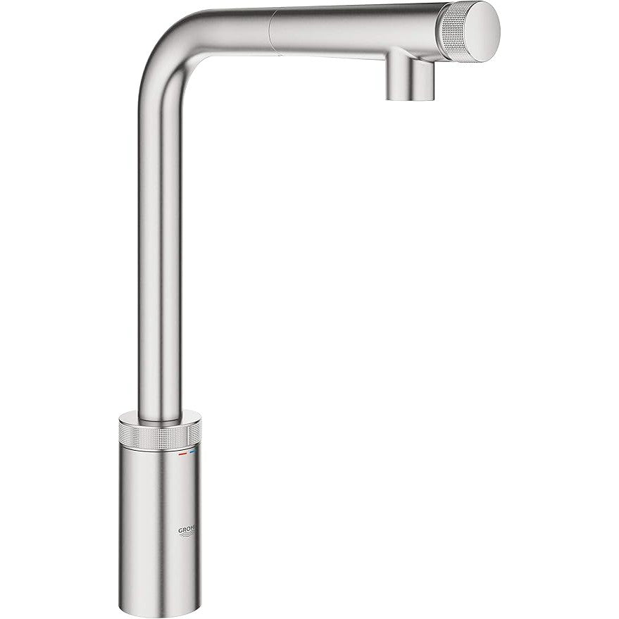 Grohe - Grifo de fregadero Minta SmartControl con ducha extraíble supersteel