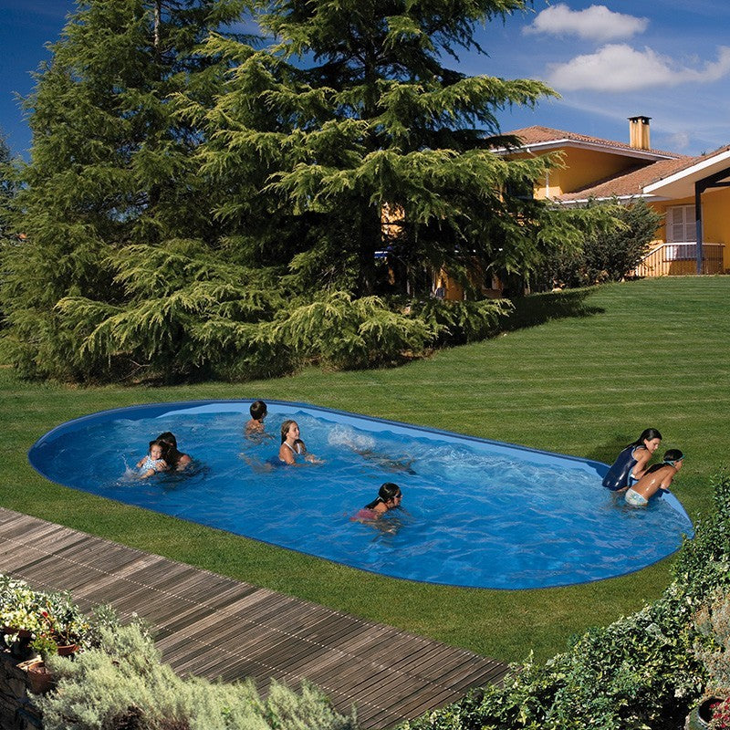 Gre - Piscina enterrada Starpool ovalada 120cm altura