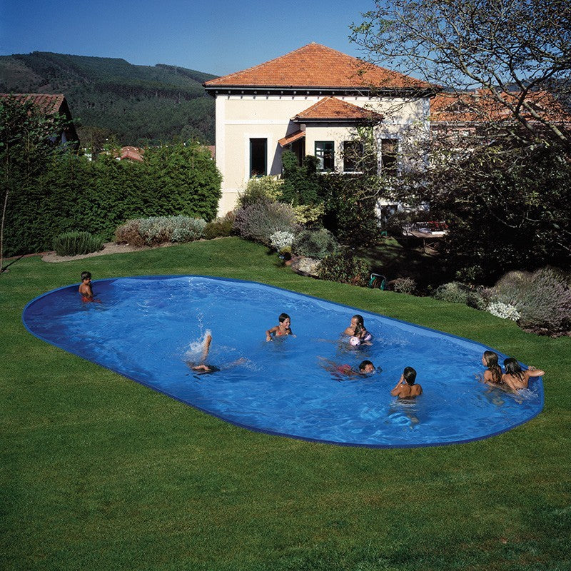 Gre - piscina enterrada oval Starpool de 150 cm de altura