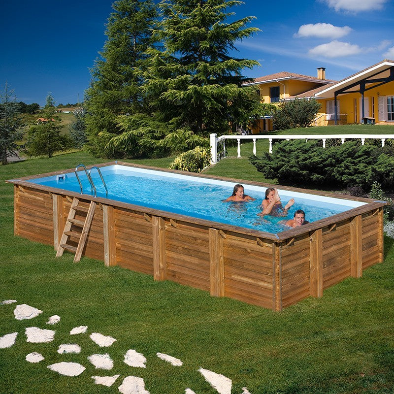 Gre - Holzschwimmbad Sunbay Braga 815x420x146