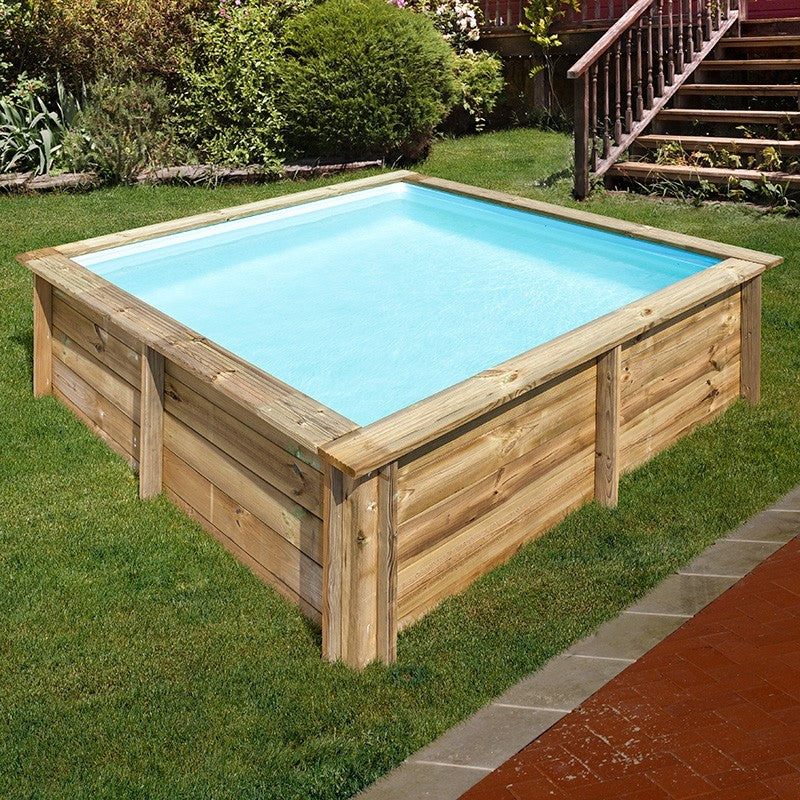 Gre - Piscina de madera Sunbay City 225x225x68