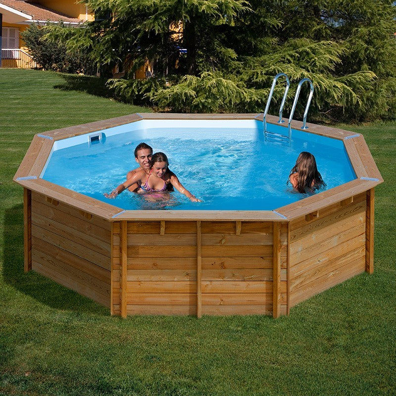 Gre - Schwimmbad aus Holz Sunbay Ananas 428x117